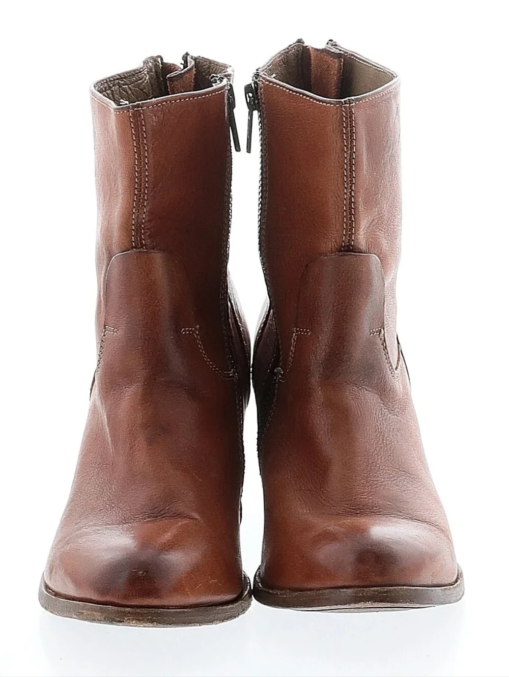 Dolce Vita Genuine Leather Boots Heel Short Country Western Fall Autumn Booties